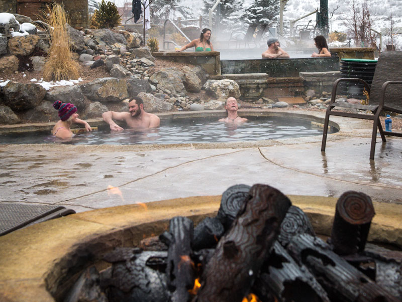 poolside firepits set the mood photo 15