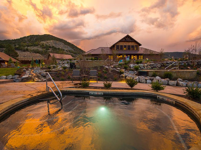 sunset by the hot pools. photo 12