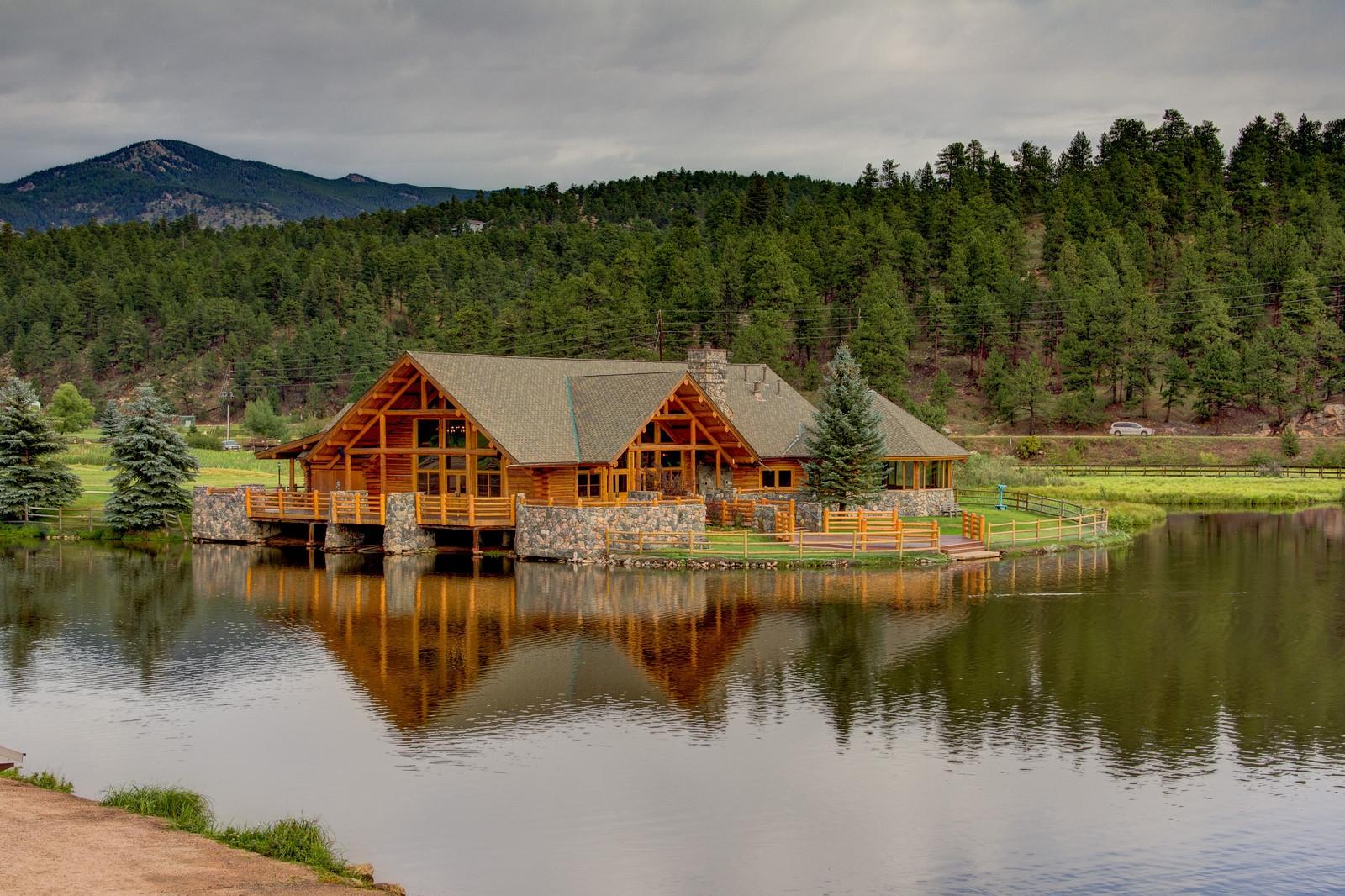 evergreen lake photo