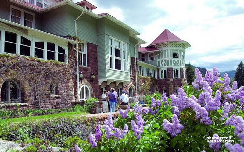 historic redstone castle. photo courtesy of kara pearson. photo