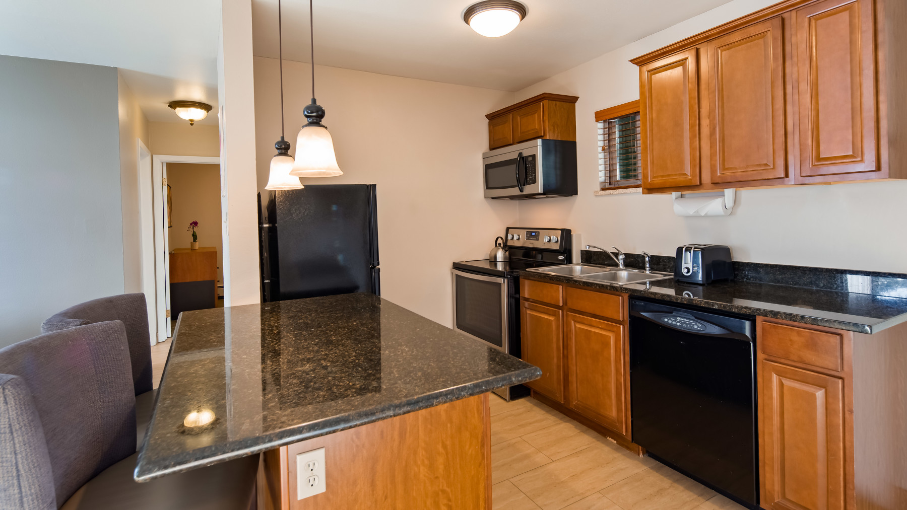 two bedroom suite-kitchen area photo 15
