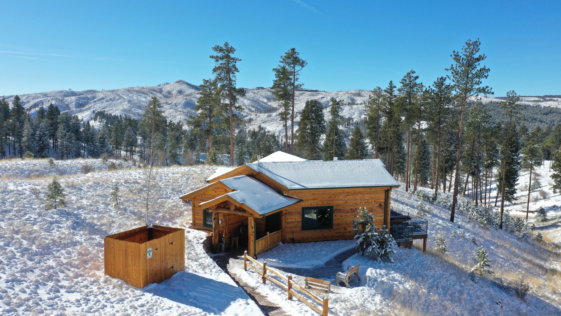 bear den cozy winter cabin photo 11