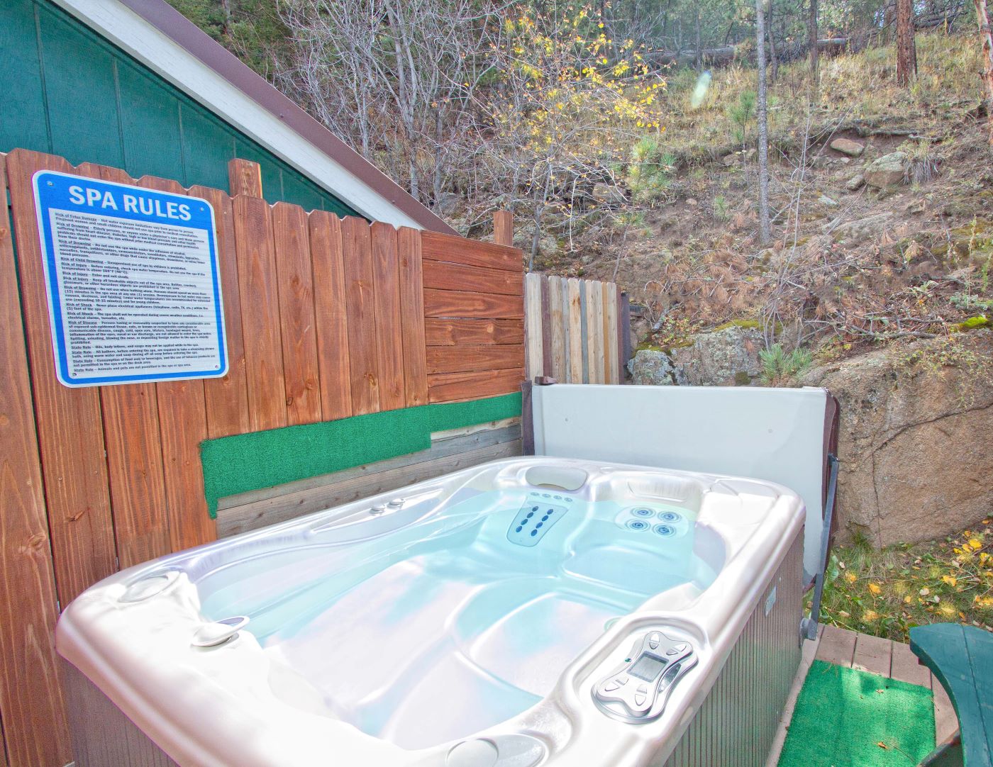 cabin 5, indian trails private hot tub photo 3