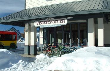 Crested Butte/Mt. Crested Butte Visitor Center in Winter Photo
