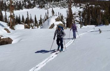 Estes Park Rock Climbing: Elkin's Snowshoe Tour Photo