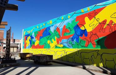 public health is a puzzle mural in walsenburg photo