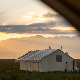 Transcends Tent in the San Luis Valley