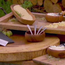 Colorado Top Chef Episode 2 A selection of dips and cheese spreads