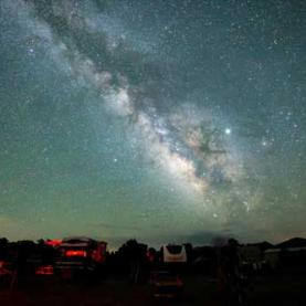 stars at night in la veta, colorado