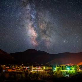 Lake City Night Skies night sky in lake city, colorado