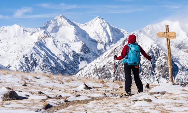 Snowshoeing near Salida