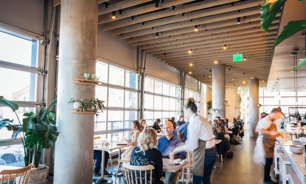 Diners at Safta in The Source Hotel