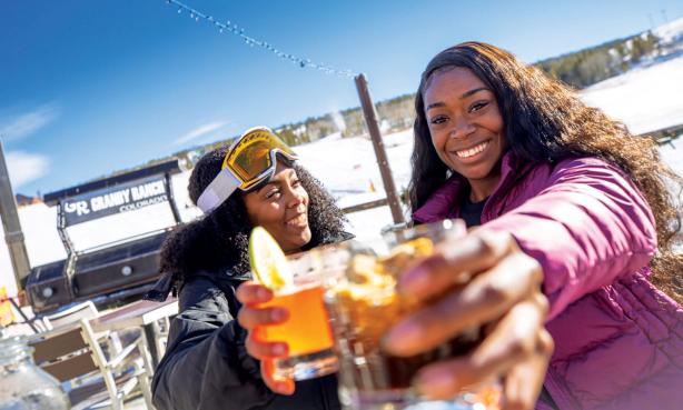 After-ski cocktails at Ski Granby Ranch