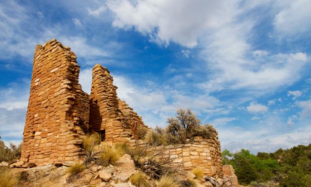 Ancestral Pueboloan structures at Hovenweep National Monument