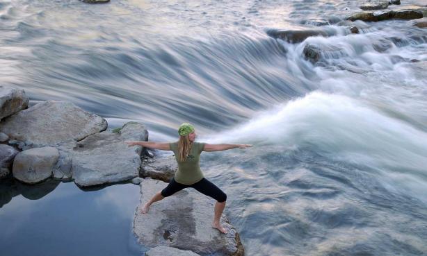 Yoga on the San Juan River in Pagosa Springs