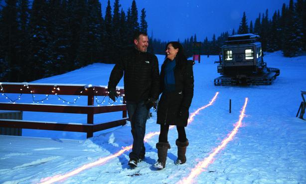 Enjoy Dinner From a Snowcat