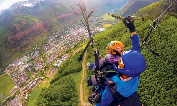 Soaring with Telluride Paragliding