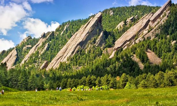 The Flatirons in Summertime