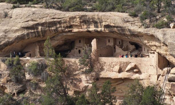 The Balcony House at Mesa Verde National Park