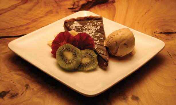plate of dessert at salt bistro in boulder