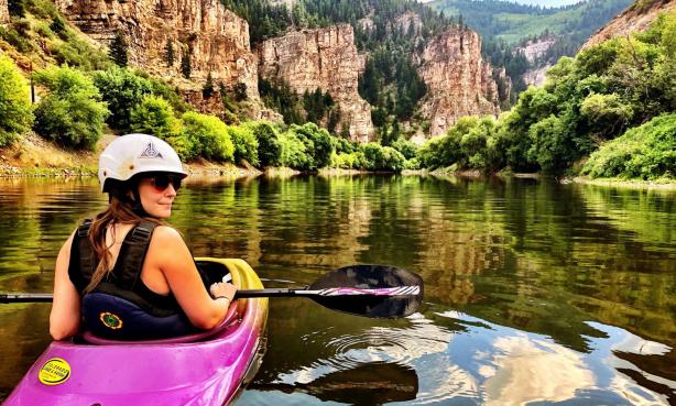Kayaking in Glenwood Springs