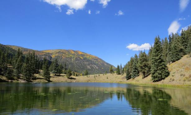 Solitude at Conejos Campground and Spectacle Lake