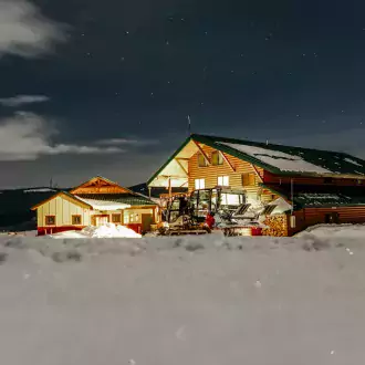 electric mountain lodge photo