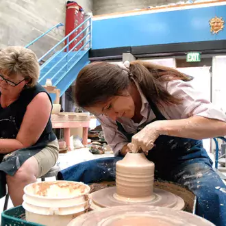 pottery class photo