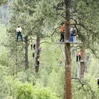 soaring is an all-day zipline activity in durango photo