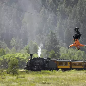 ride the durango train and zip line, all in one day! photo