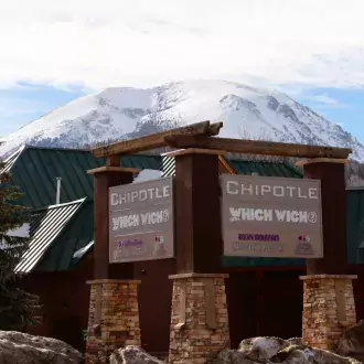 green village & buffalo mountain photo