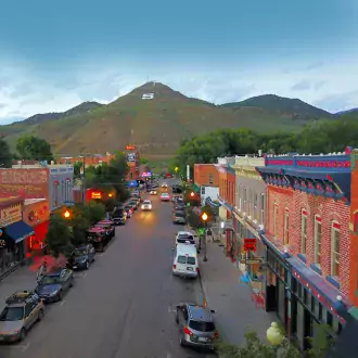 tenderfoot mountain in historic downtown salida photo