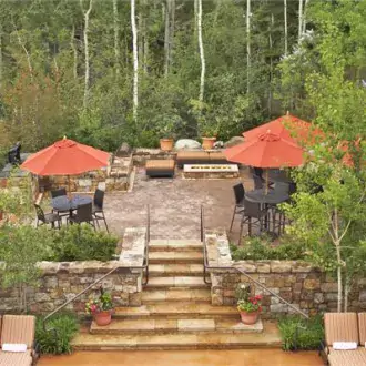 bbq patio area photo