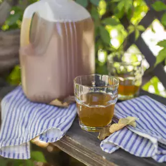 fresh pressed cider, made from apples in our historic orchards. photo 5