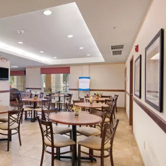 bright and airy breakfast area photo