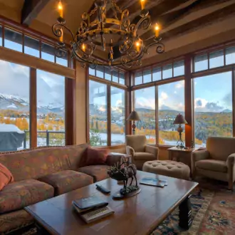 views from mariemont retreat in mountain village photo