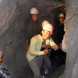 mining gold ore! photo