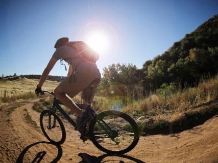 Mountain biking at White Ranch Open Space
