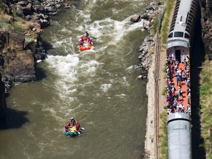 Colorado rafting trip on the Arkansas River and the Royal Gorge Railroad - Cañon City, CO