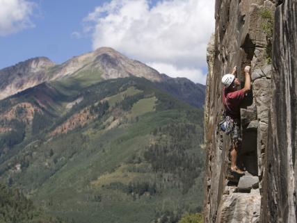 Rock climbing in southwest Colorado's San Juan Mountains