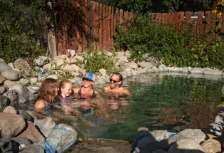 Relaxing pools of Cottonwood Hot Springs Inn & Spa