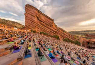 Yoga on the Rocks at Red Rocks Amphitheatre