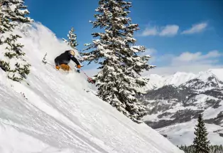Steep terrain at Crested Butte Mountain Resort