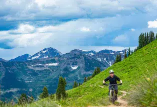 Mountain biking the many trails around Crested Butte