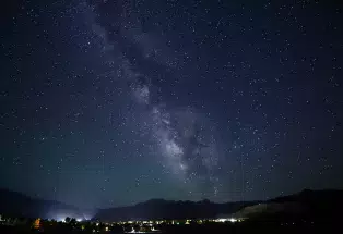 Starry night skies over Ridgway, Colorado