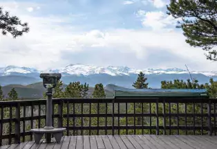 Panoramic view at Golden Gate Canyon State Park