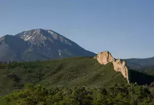 Spanish Peaks near La Veta