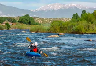 Kayaking on the Arkansas River