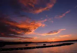 Sunset at Lake Pueblo State Park