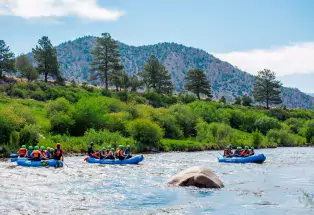 Rafters on the Arkansas River